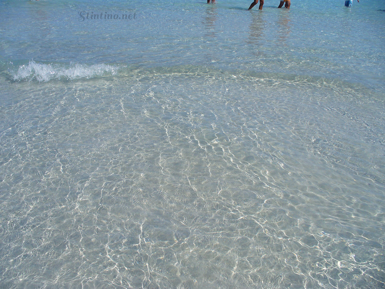 Il mare della spiaggia La Pelosa