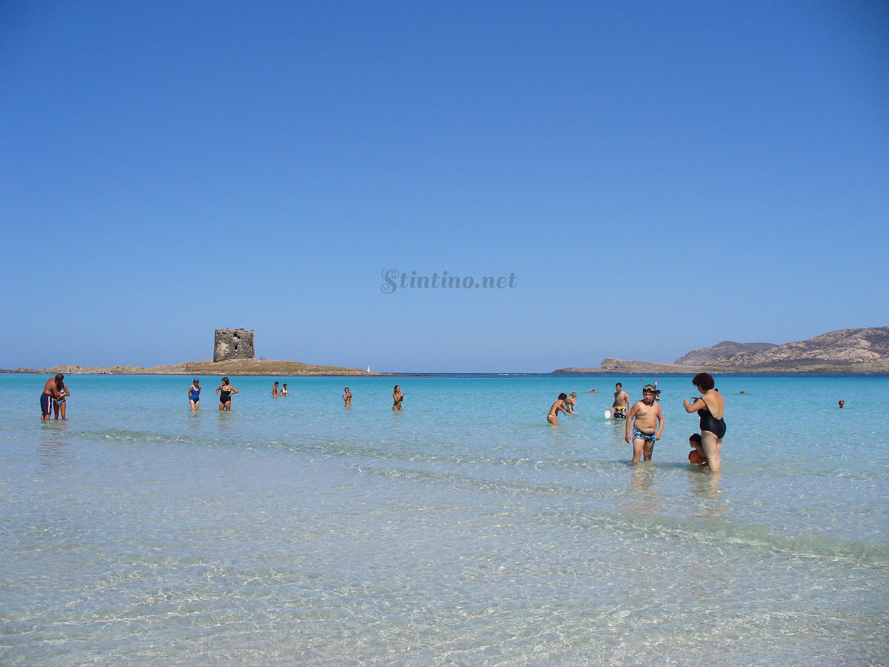 Il mare della spiaggia La Pelosa
