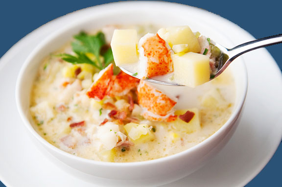 Zuppa di patate ed aragosta